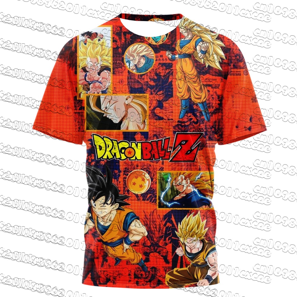 Sports Equipment Resale - Męska koszulka Dragon Ball na lato,