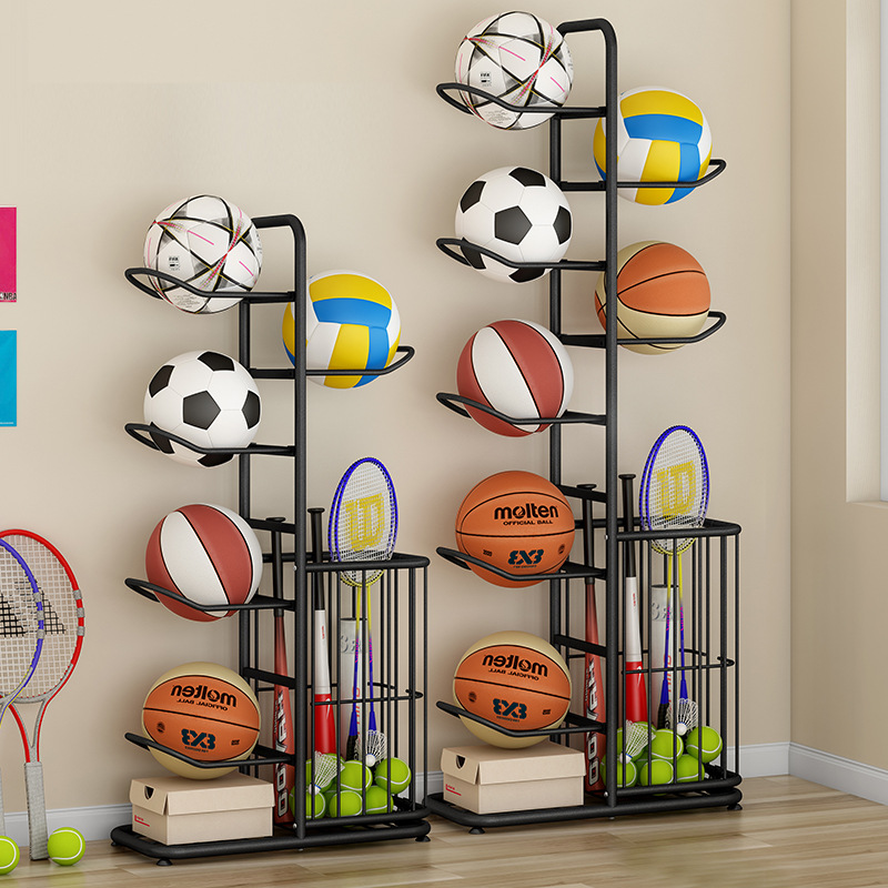 Sports Equipment Holder - Stojak na piłki sportowe, koszykówka, badminton,