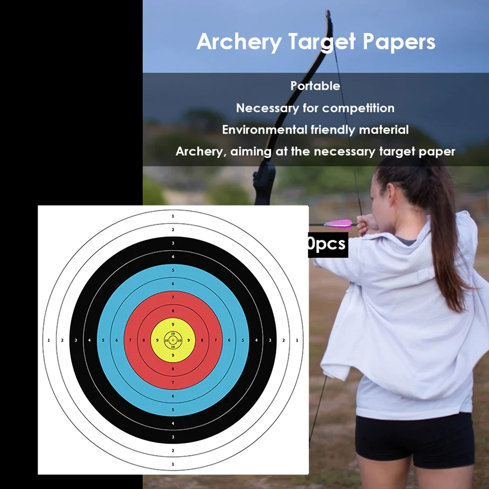1A 10 szt. Profesjonalne tarcz – Archery Target Face recenzja i cena