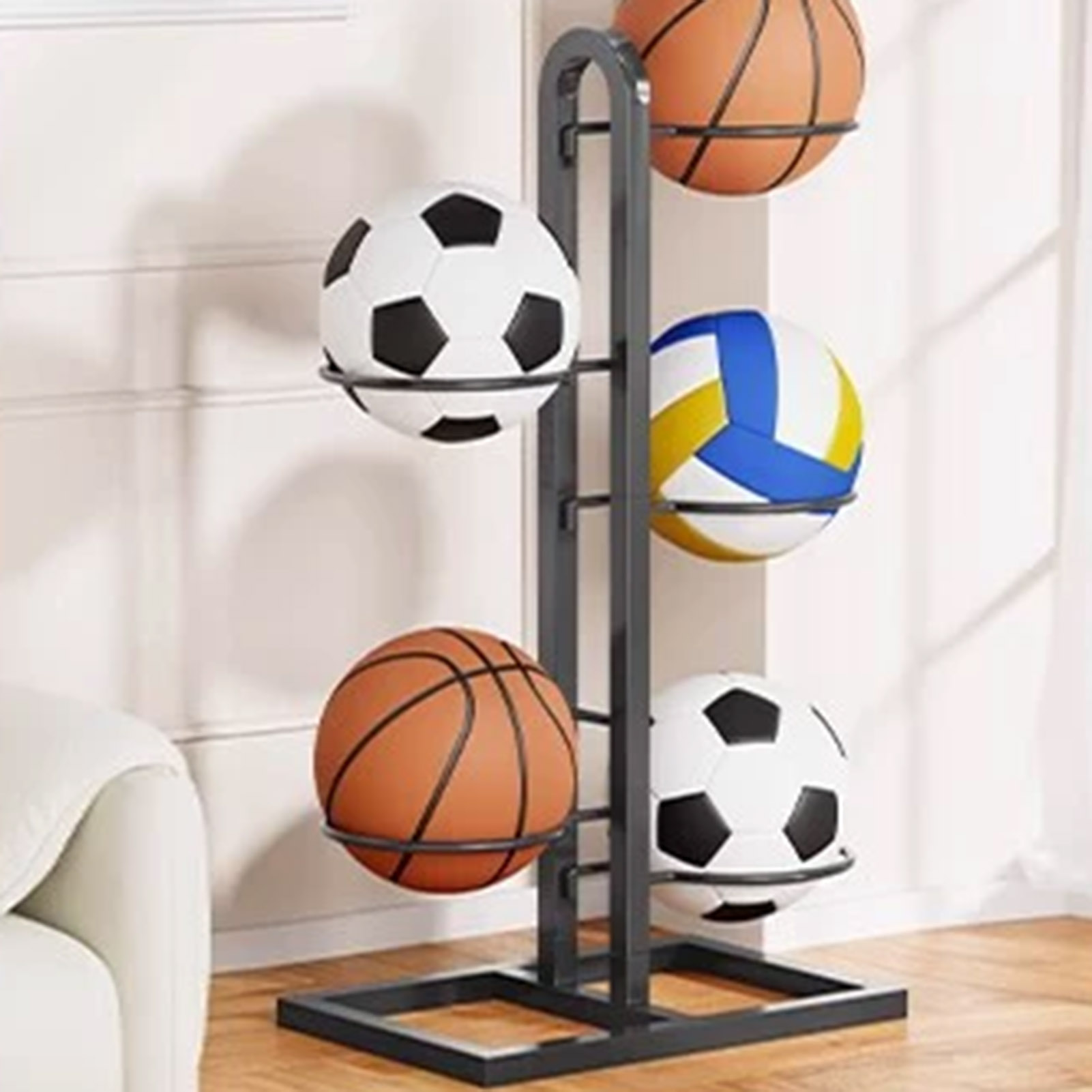 Składany stojak na koszykówkę, – Sports Equipment Holder recenzja i cena