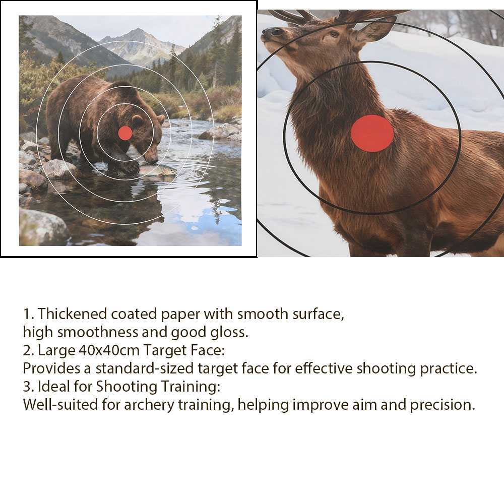 Tarcza strzelecka 40x40cm, pap – Archery Target Face recenzja i cena