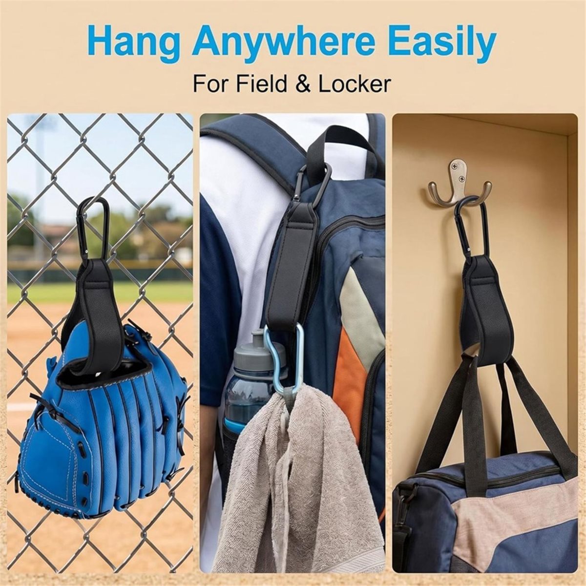 ZESTAW - 3 SZT. Regulowane kli – Sports Equipment Holder recenzja i cena